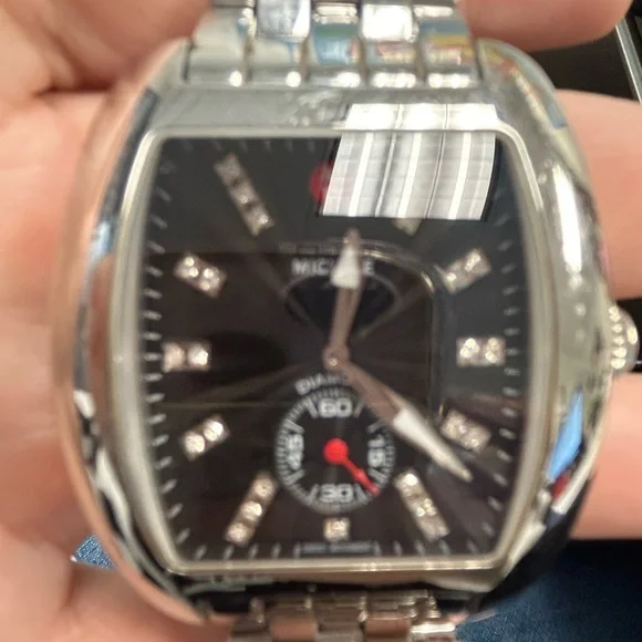 Michele Mini Urban Stainless Steel 22mm Womens Watch - Picture 4 of 4